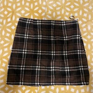 Flannel skirt